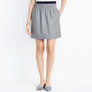 J Crew Factory Wool Blend Sidewalk Skirt
